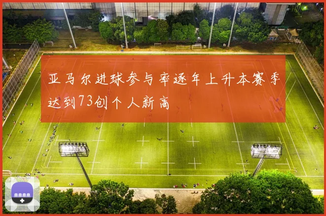 亚马尔进球参与率逐年上升本赛季达到73创个人新高