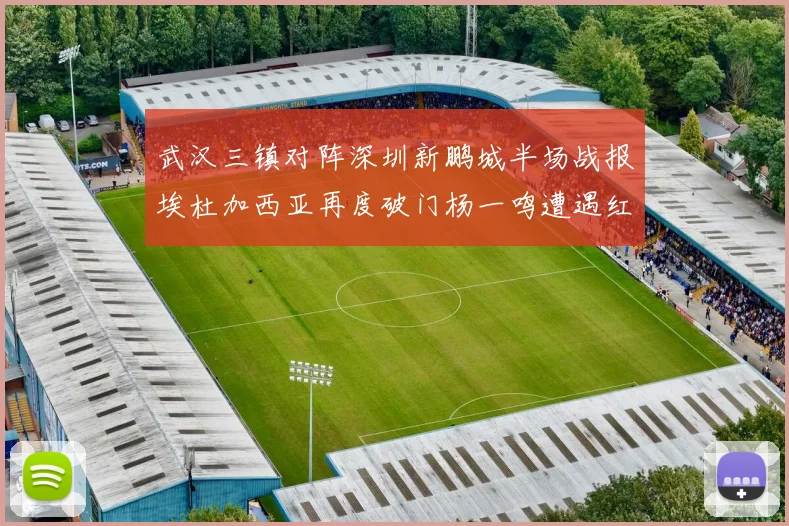 武汉三镇对阵深圳新鹏城半场战报埃杜加西亚再度破门杨一鸣遭遇红牌处罚
